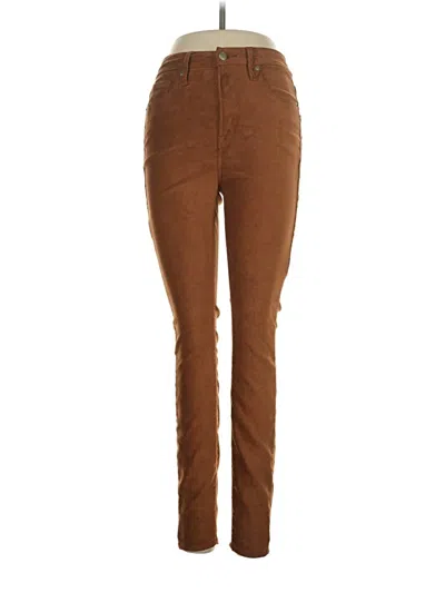 Pre-owned Good American Casual Pants In Brown