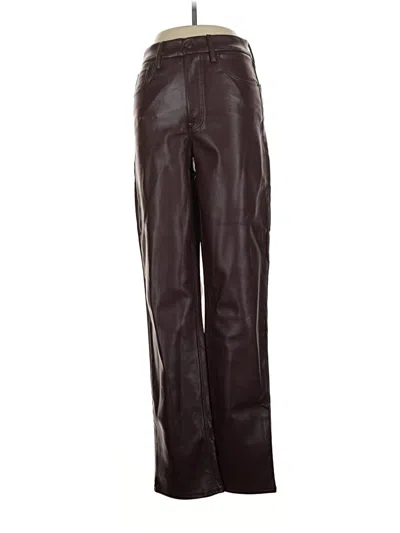 Pre-owned Good American Casual Pants In Brown