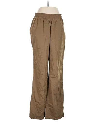 Pre-owned Good American Casual Pants In Brown