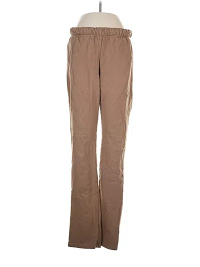Pre-owned Good American Casual Pants In Brown