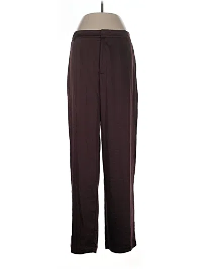 Pre-owned Good American Casual Pants In Burgundy