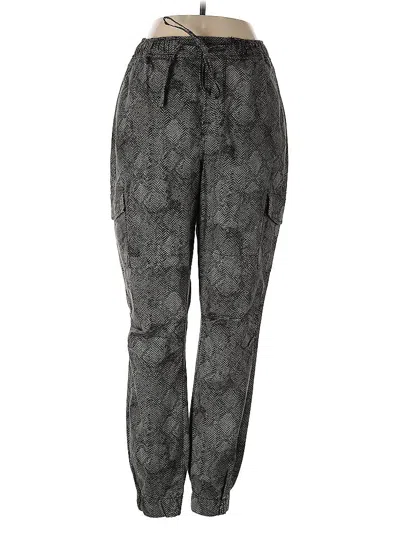 Pre-owned Good American Casual Pants In Gray