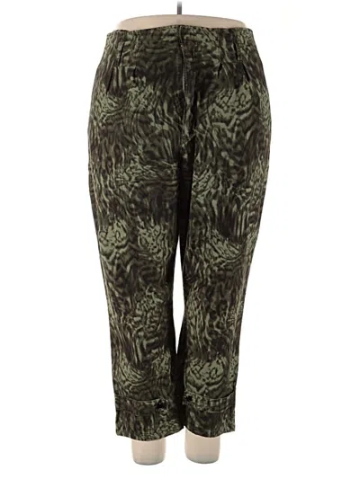 Pre-owned Good American Casual Pants In Green