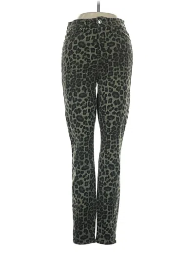 Pre-owned Good American Casual Pants In Green