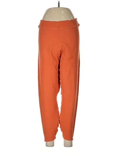Pre-owned Good American Casual Pants In Orange
