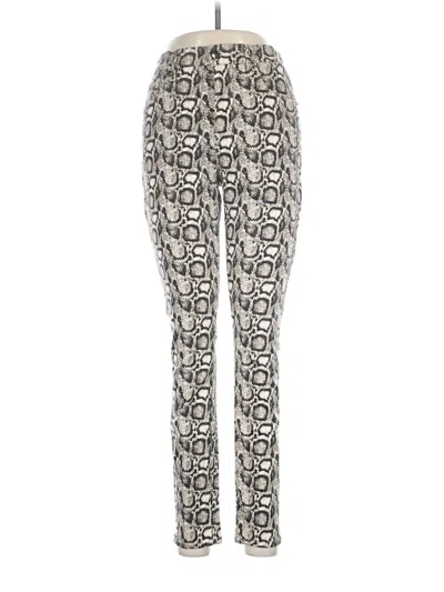Pre-owned Good American Casual Pants In Silver