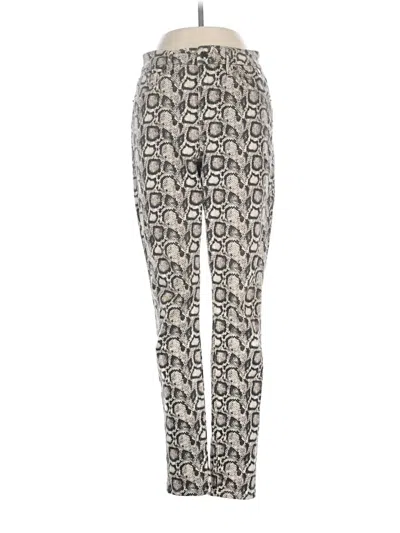 Pre-owned Good American Casual Pants In Silver
