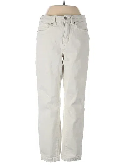 Pre-owned Good American Casual Pants In White