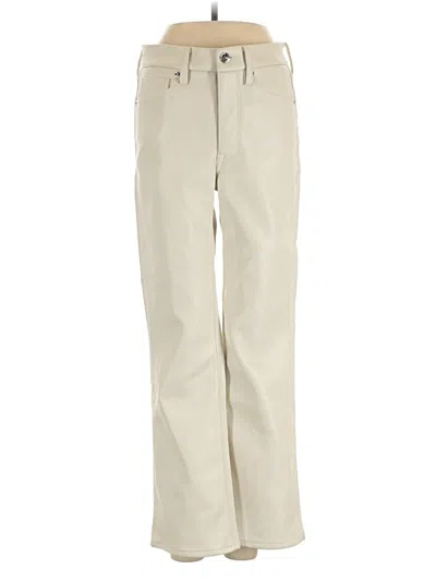 Pre-owned Good American Casual Pants In White