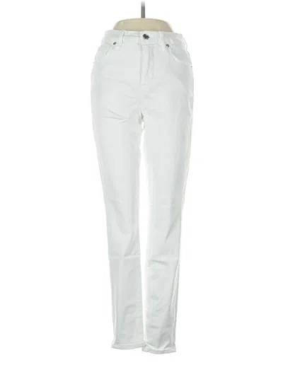 Pre-owned Good American Casual Pants In White