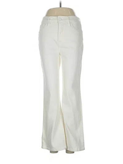 Pre-owned Good American Casual Pants In White