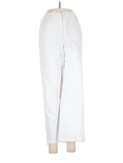 Pre-owned Good American Casual Pants In White