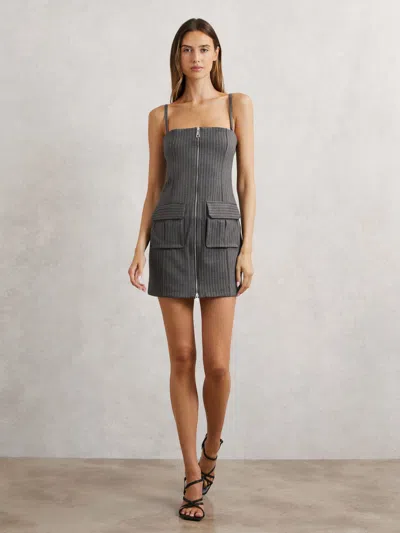 GOOD AMERICAN GOOD AMERICAN CHARCOAL GREY DRESS