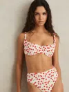 Good American Cherry Underwire Bikini Top