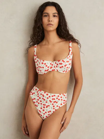 Good American Cherry  Cherry Bikini Bottoms