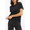 Good American Classic Cotton T-shirt In Black001