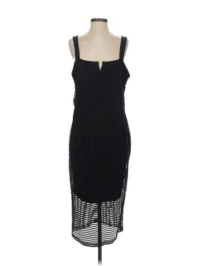 Pre-owned Good American Cocktail Dress In Black