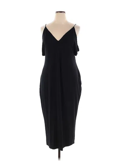 Pre-owned Good American Cocktail Dress In Black