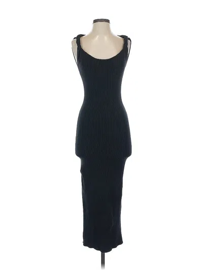 Pre-owned Good American Cocktail Dress In Black