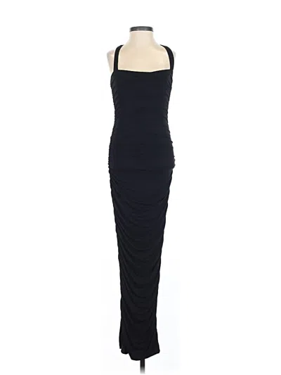 Pre-owned Good American Cocktail Dress In Black