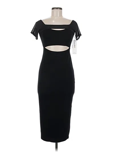 Pre-owned Good American Cocktail Dress In Black