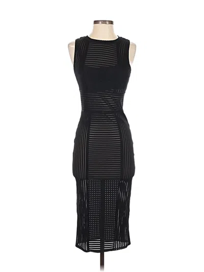Pre-owned Good American Cocktail Dress In Black