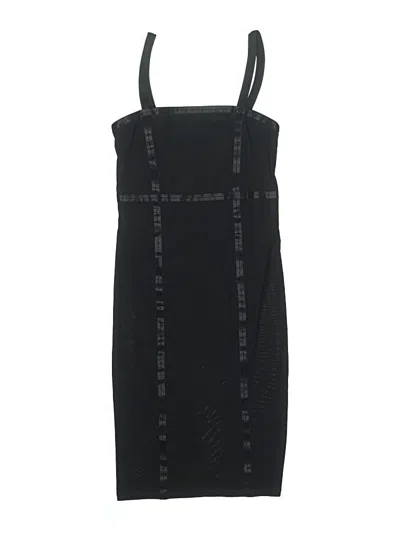 Pre-owned Good American Cocktail Dress In Black