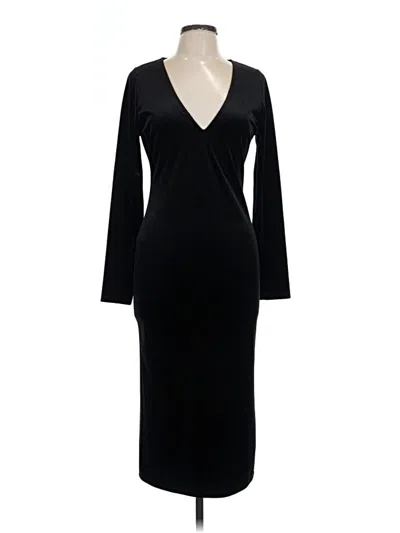Pre-owned Good American Cocktail Dress In Black