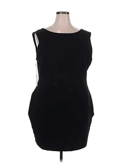 Pre-owned Good American Cocktail Dress In Black