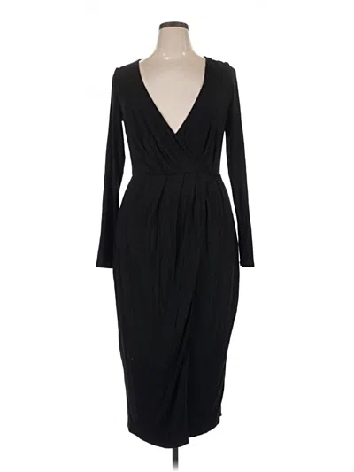 Pre-owned Good American Cocktail Dress In Black