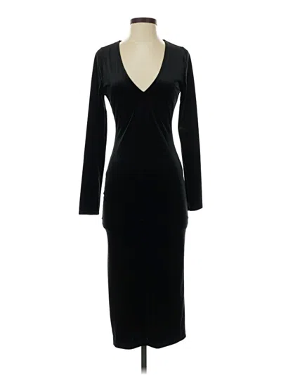 Pre-owned Good American Cocktail Dress In Black