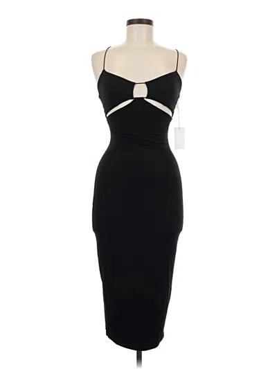 Pre-owned Good American Cocktail Dress In Black