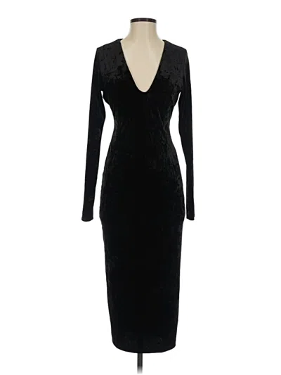 Pre-owned Good American Cocktail Dress In Black