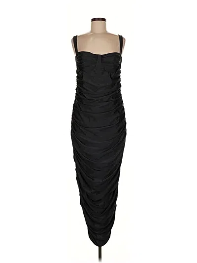 Pre-owned Good American Cocktail Dress In Black