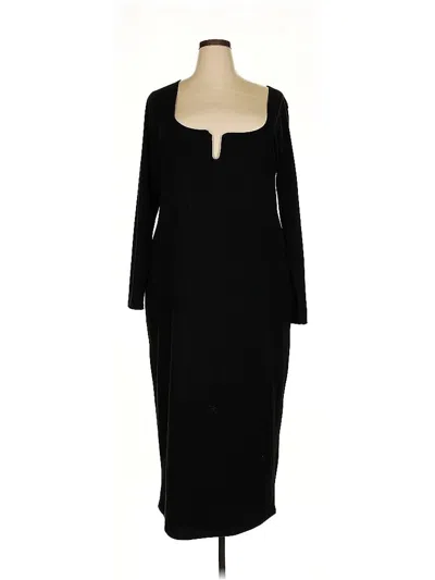 Pre-owned Good American Cocktail Dress In Black