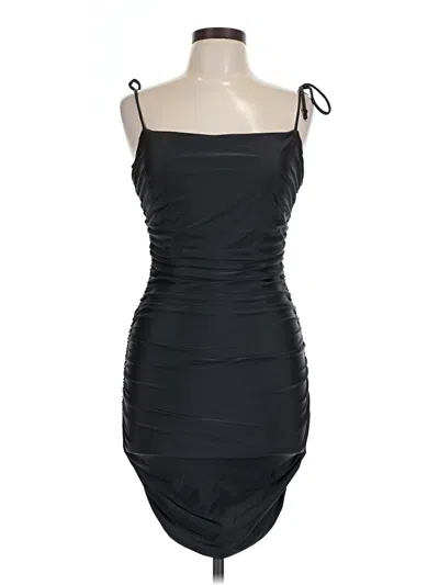 Pre-owned Good American Cocktail Dress In Black