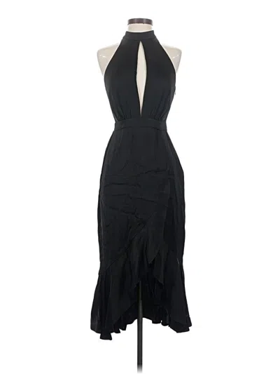 Pre-owned Good American Cocktail Dress In Black