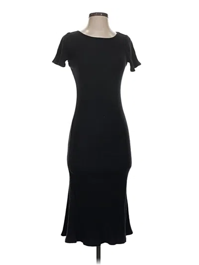 Pre-owned Good American Cocktail Dress In Black