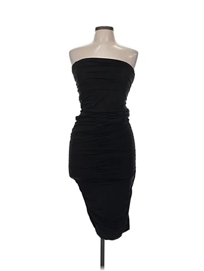 Pre-owned Good American Cocktail Dress In Black