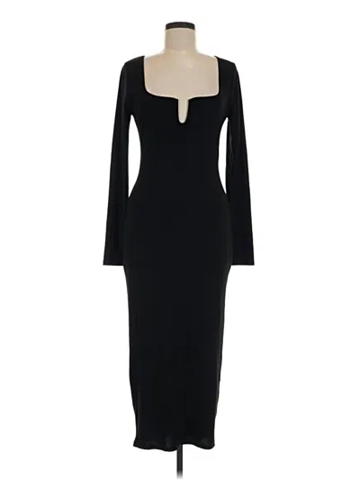 Pre-owned Good American Cocktail Dress In Black