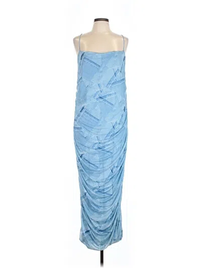 Pre-owned Good American Cocktail Dress In Blue