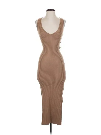 Pre-owned Good American Cocktail Dress In Brown
