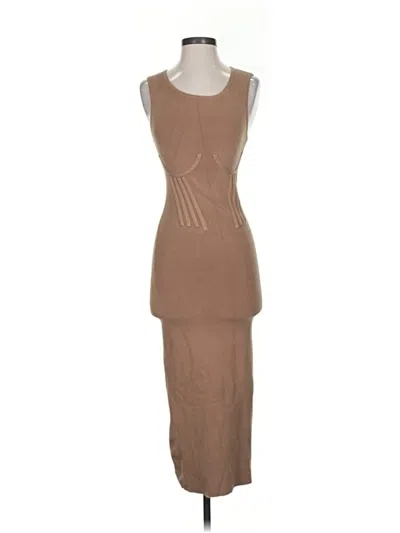 Pre-owned Good American Cocktail Dress In Brown