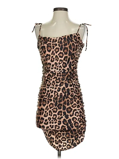 Pre-owned Good American Cocktail Dress In Brown