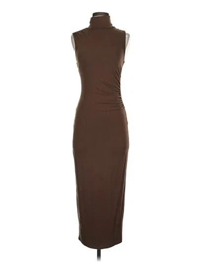 Pre-owned Good American Cocktail Dress In Brown