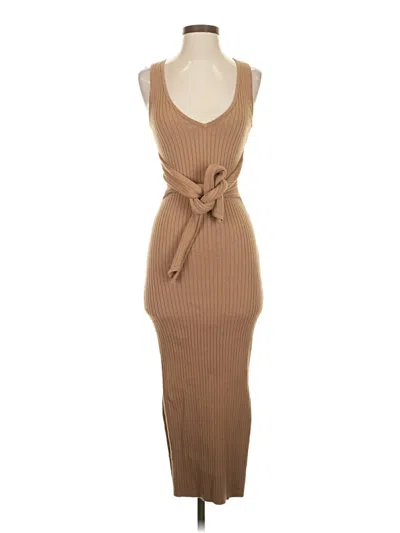 Pre-owned Good American Cocktail Dress In Brown
