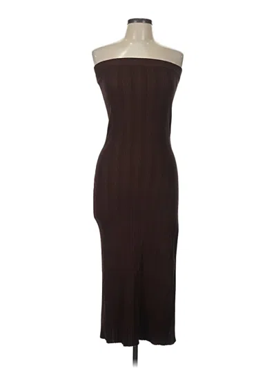 Pre-owned Good American Cocktail Dress In Brown
