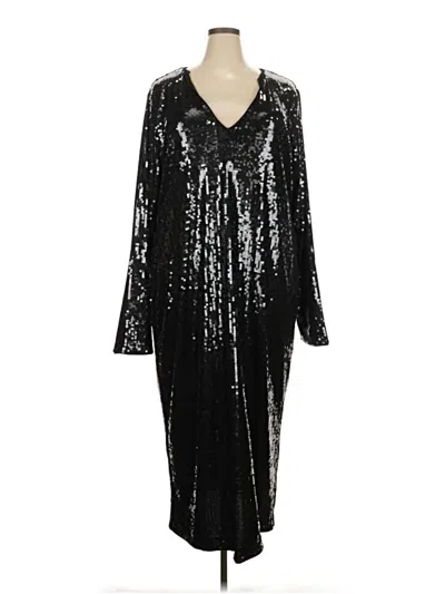 Pre-owned Good American Cocktail Dress In Silver
