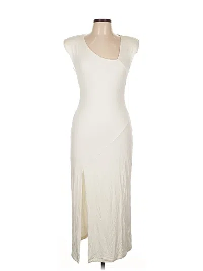 Pre-owned Good American Cocktail Dress In White