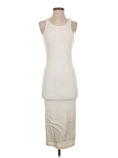 Pre-owned Good American Cocktail Dress In White